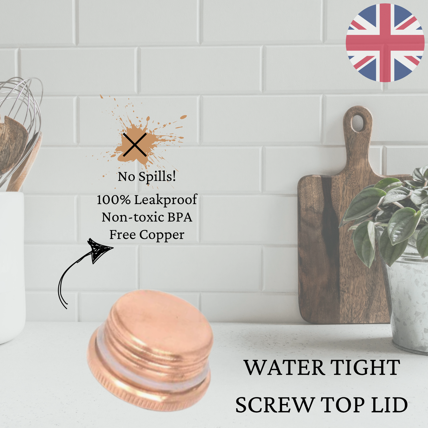 Copper Water Bottle
