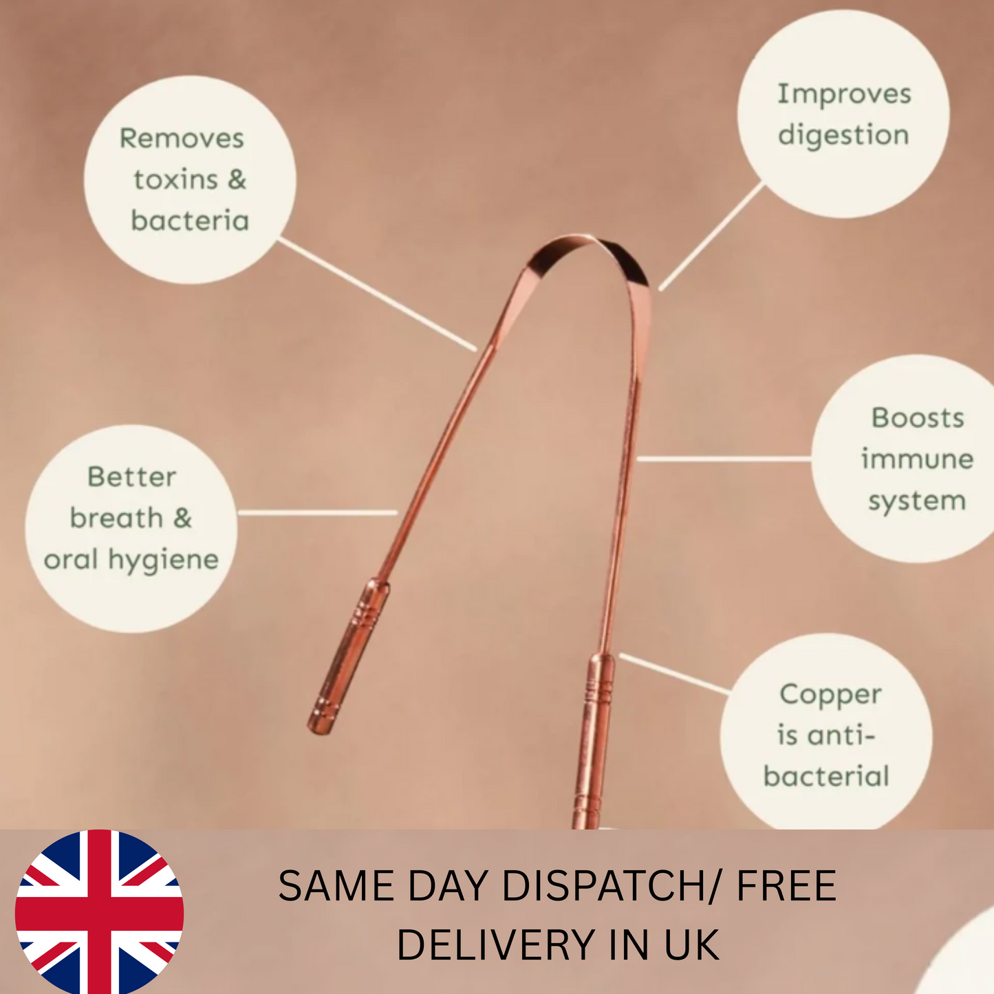 Copper Tongue Cleaner
